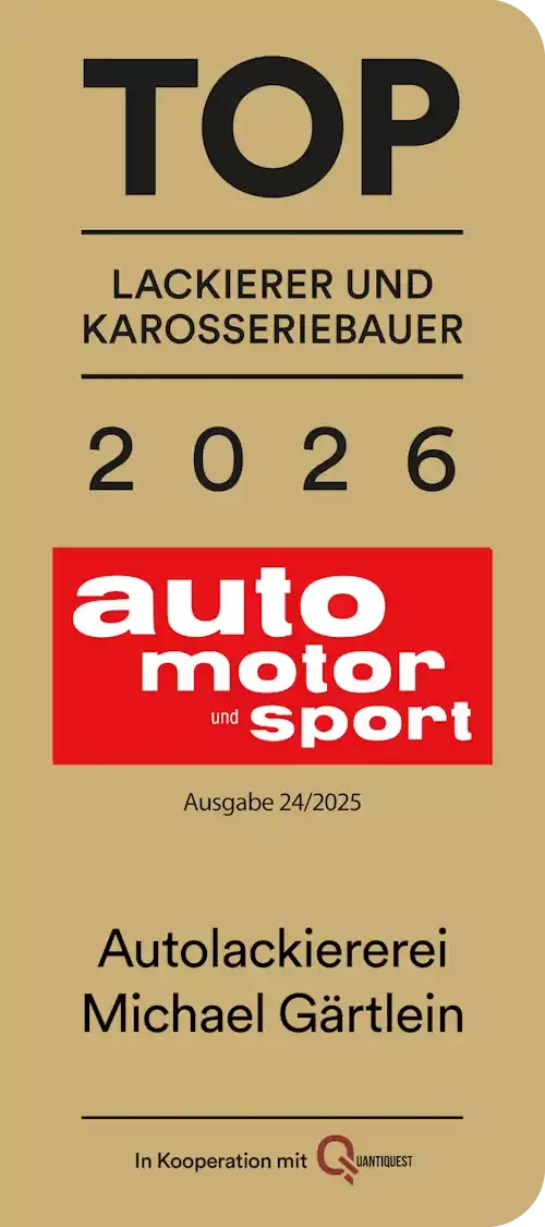 Autolackiererei Gaertlein - Wir sind ausgezeichnet von auto motor sport